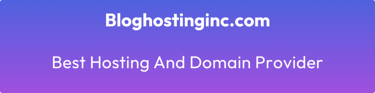 best hosting and domain provider