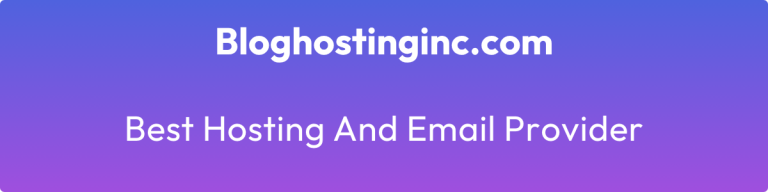 best hosting and email provider