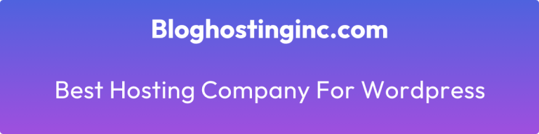 best hosting company for wordpress