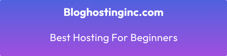 best hosting for beginners