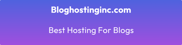 best hosting for blogs