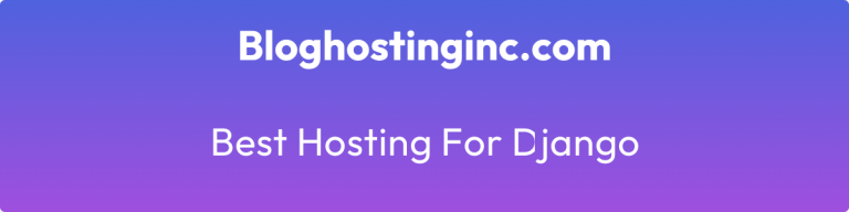 best hosting for django
