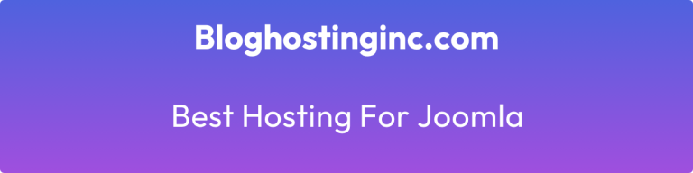best hosting for joomla