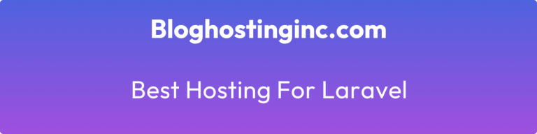 best hosting for laravel