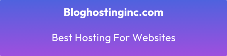 best hosting for websites