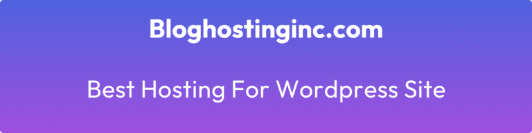 best hosting for wordpress site