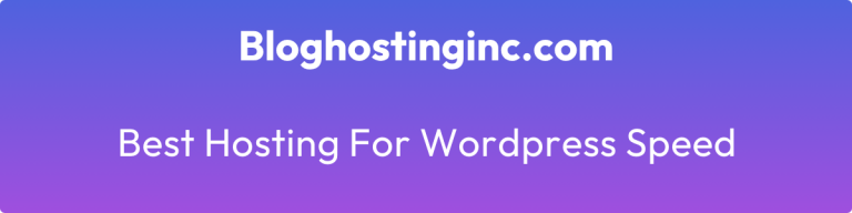 best hosting for wordpress speed