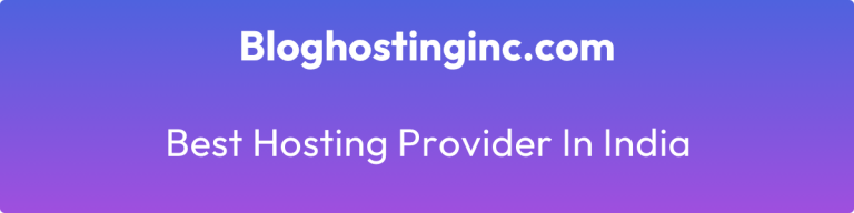 best hosting provider in india