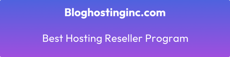 best hosting reseller program