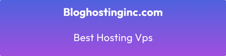 best hosting vps