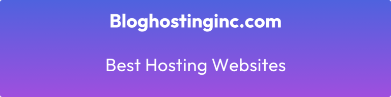 best hosting websites